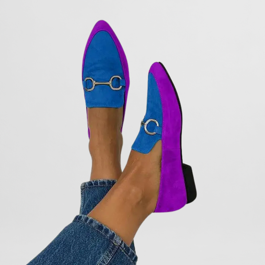 PATRIZIA™ | KOMFORTABLE MOKKASINER — Blau Und Lila