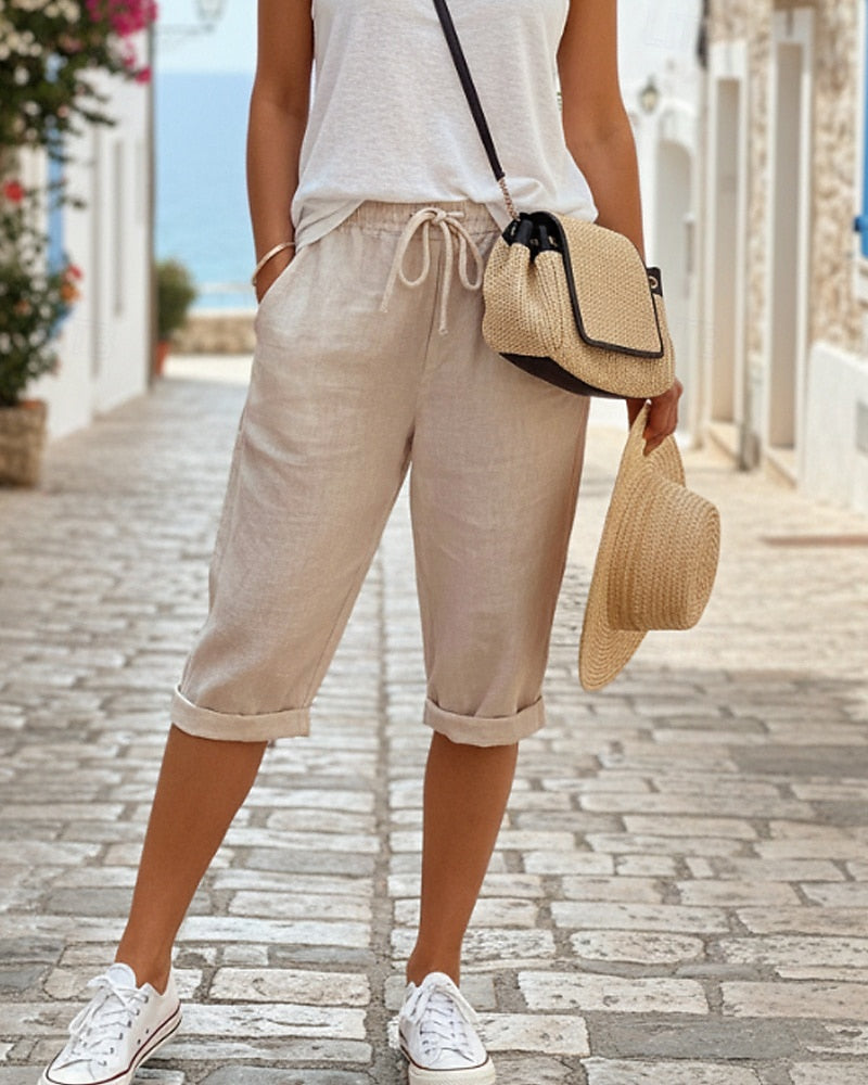 IVY™ | AVSLAPPET CAPRI BUKSER