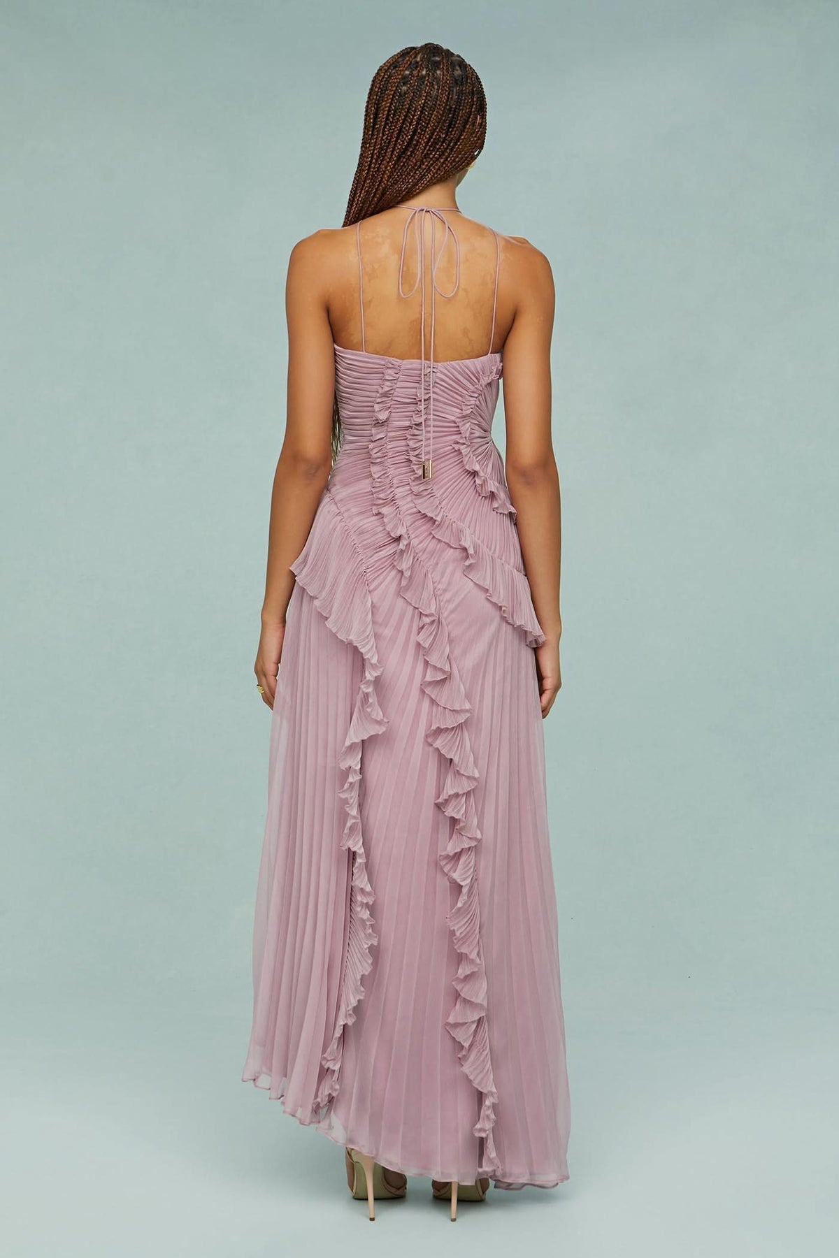AMELIA | Maxikjole med halterneck
