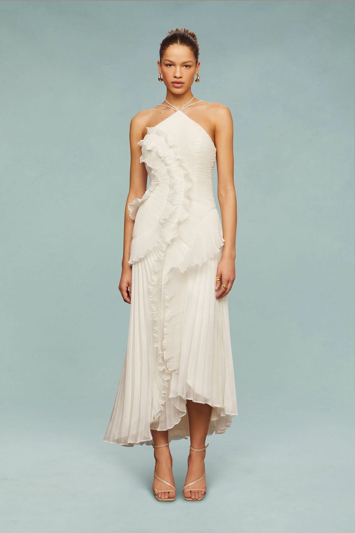 AMELIA | Maxikjole med halterneck