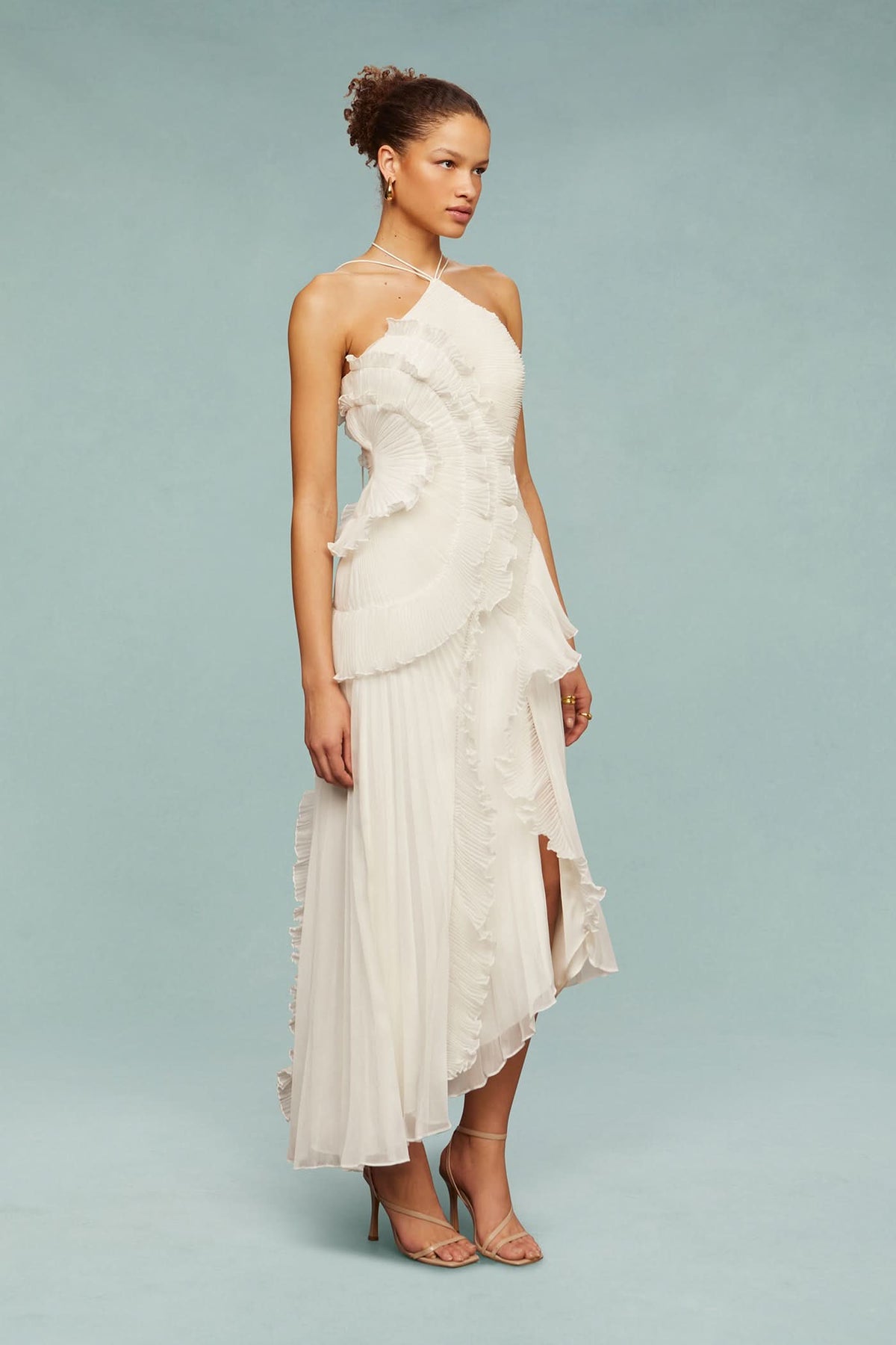 AMELIA | Maxikjole med halterneck