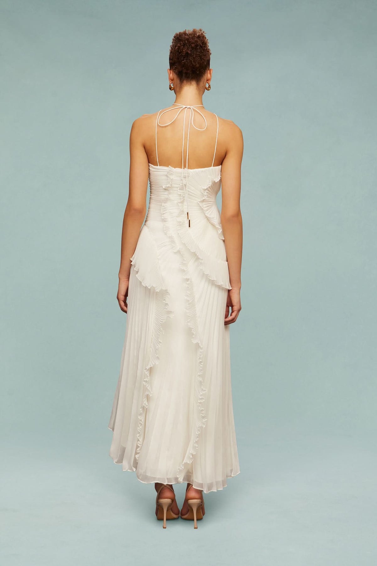 AMELIA | Maxikjole med halterneck