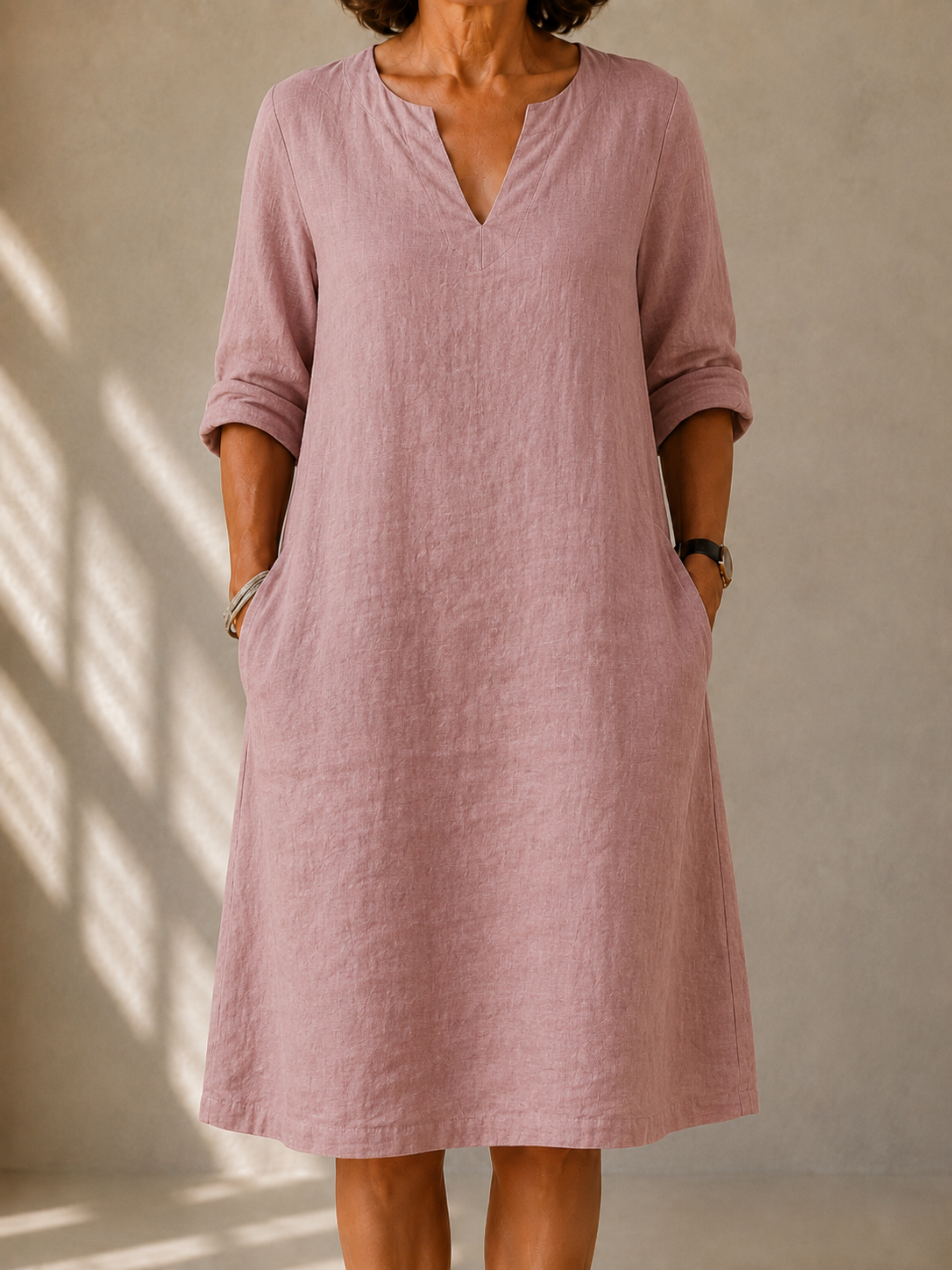 ELAINE™ | KLASSISK SOMMERKJOLE ROSA