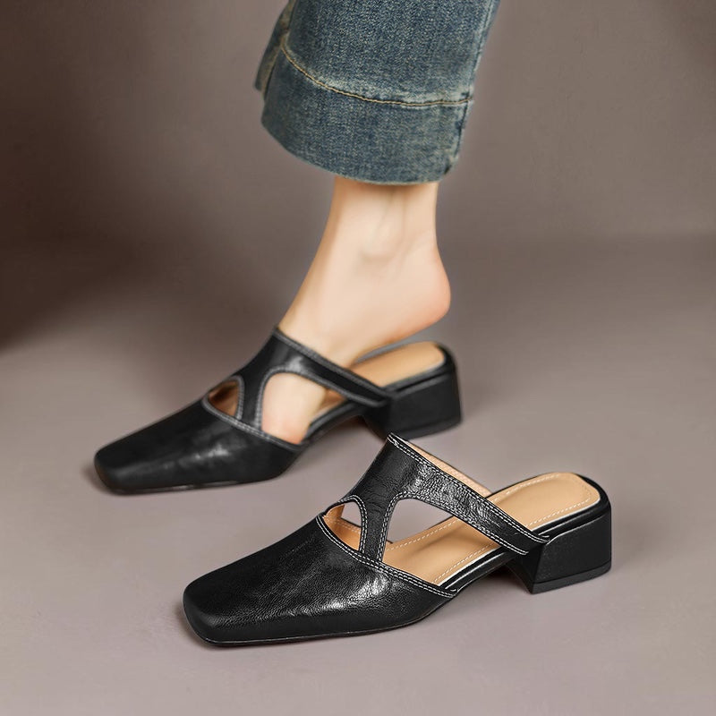 DESSA™ | ELEGANTE MULES — Svart