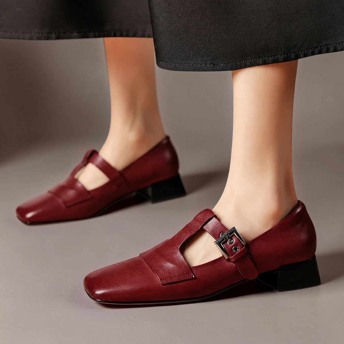 VEYRA™ | HÆLSKO MED T-REM — Wine Red