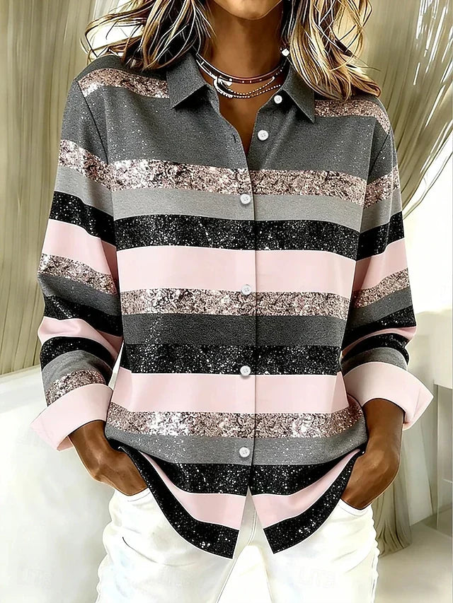 EIVOR™ | VINTAGE KNAPPEBLUSE — Rosa