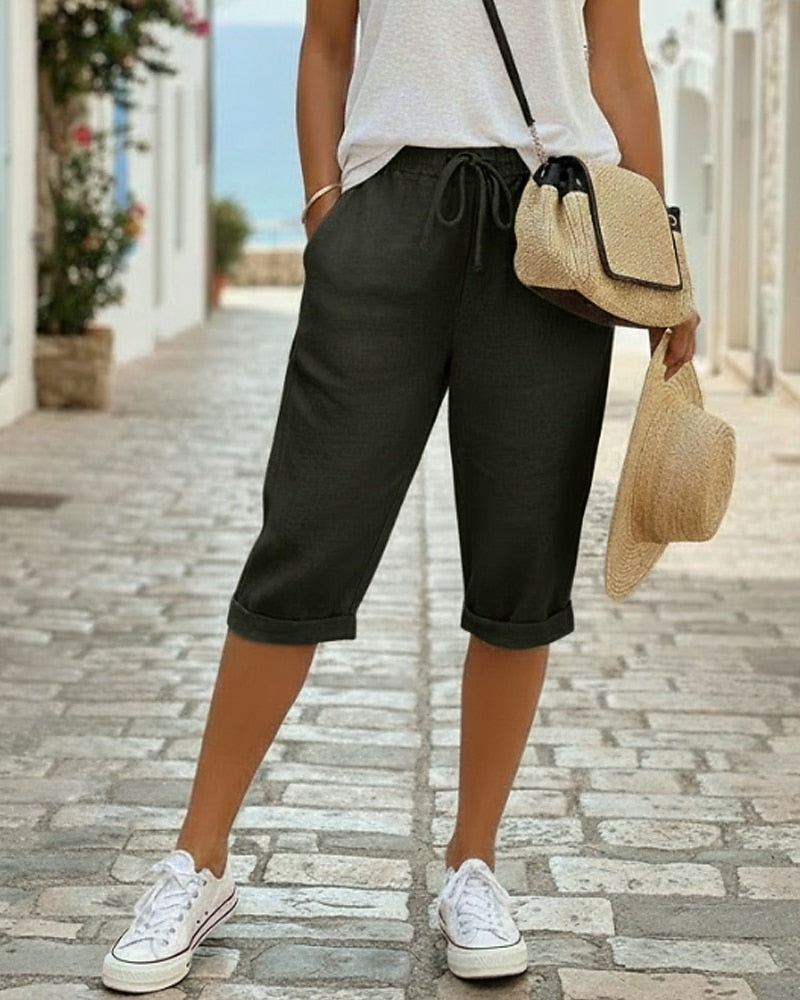 AIZA™ | HVERDAGS CROPPED BUKSER